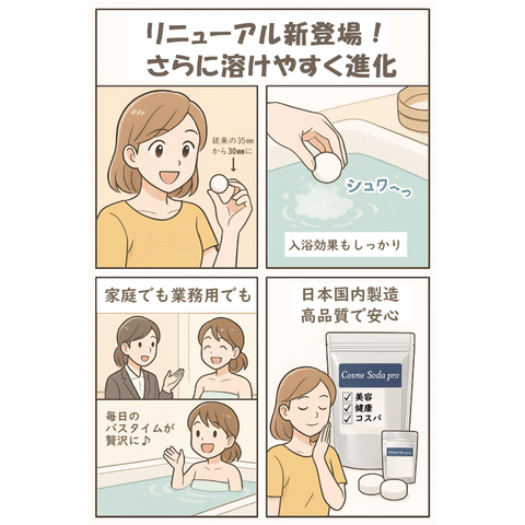 【Cosme Soda Pro】 60錠入り / 1錠(15g)